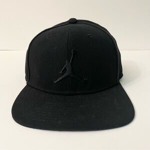 Air Jordan Nike Pro Jumpman Snapback Black Hat Cap
